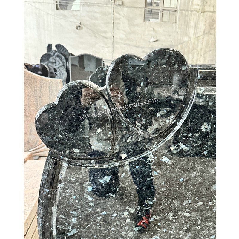 Double Heart Headstone Double Heart Headstone